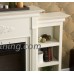 Holly & Martin Southern Enterprises Fredricksburg Electric Fireplace w/Bookcases in Ivory - B00917UCEM